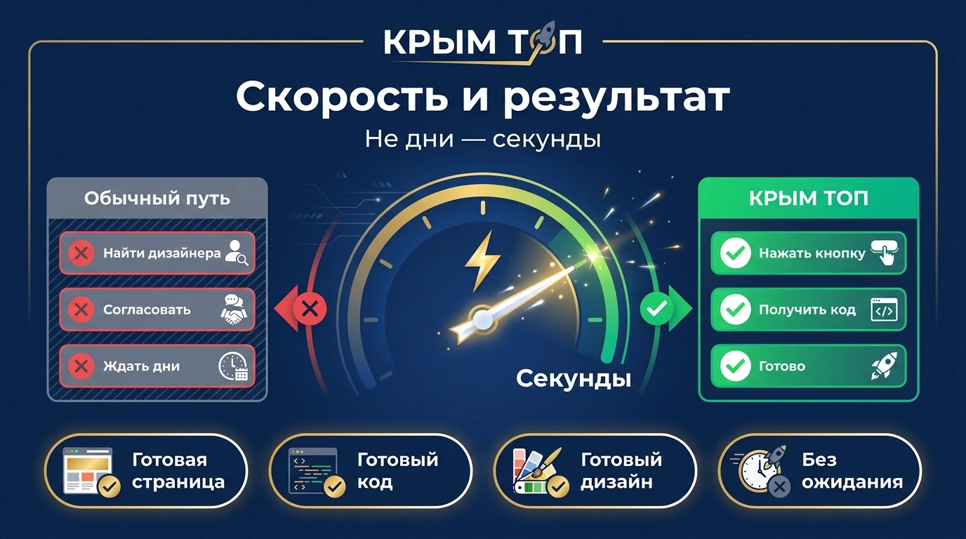 Генератор страниц для работы в браузере